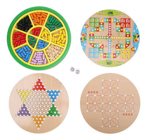 Juego De Mesa Sudoku De Madera 5 En 1 Children Intelligence