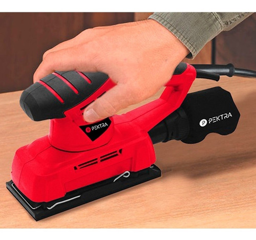 Imagen 5 de 8 de Lijadora Orbital Electrica 13000rpm 180w Pektra Con Tacho