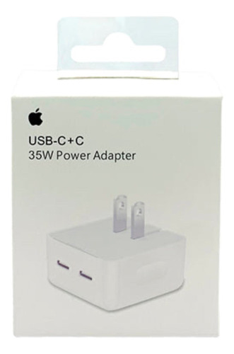 Cargador Apple Doble Puerto Usb-c 35w