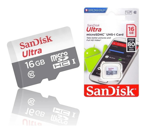 Memoria Micro Sd 16gb Sandisk Original