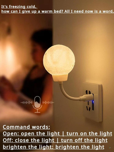 Lámpara Para Dormir Usb Con Protección Ocular Junto A La Cam