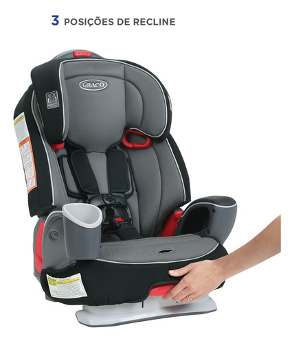 Cadeira De Carro Infantil 9 A 36kg Nautilus 65 Preto - Graco