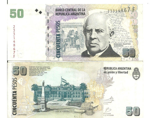 Billete: 50 Pesos Convertibles 2012 Serie  F  (bottero-3627)