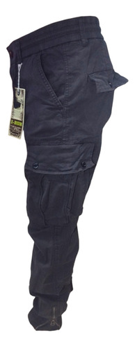 Pantalón Cargo Jogger Gabardina Importado Irun Hombre
