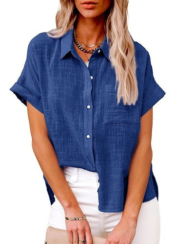 Camisa Blusa Camisão Básica Soltinha Casual Lisa Fe21187