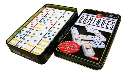 Juego De Mesa: Domino Familiar - 28 Piezas