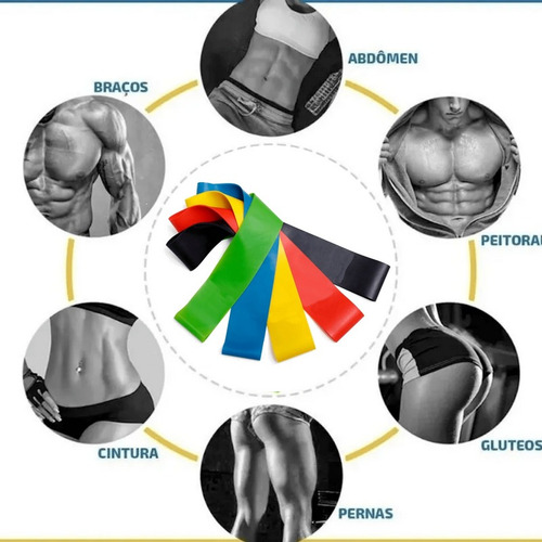 Kit Treino 19 Pçs Isometria Muscular Completo Ginástica K4