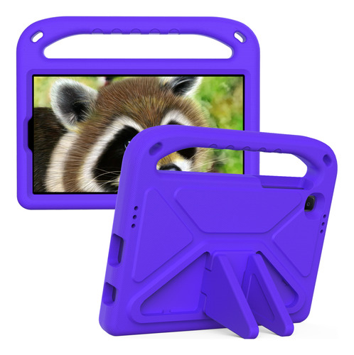 Funda Para Tablet King Portable Eva Purple, Apta Para Niños