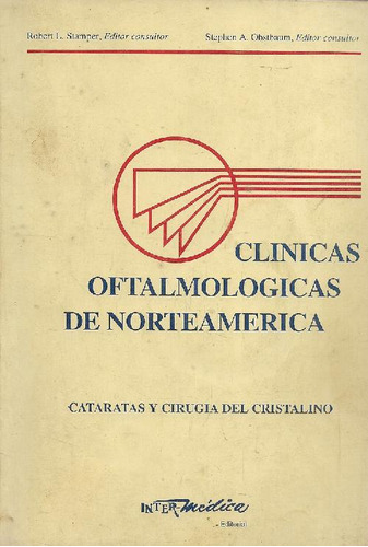 Libro Clinicas Oftalmologicas De Norteamerica Cataratas Y Ci