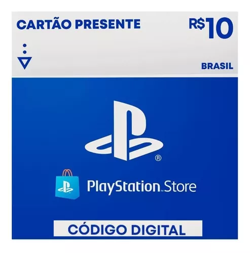 Cartão Playstation Store Brasil R$ 10 Reais - Gift Card