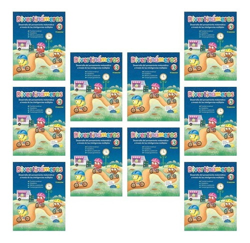 Pack Divertinúmeros 3 Preescolar 10 Piezas Trillas