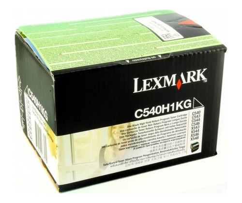 Toner Lexmark C540h1kg Para C540 C543 C546 X543 X544 X546 