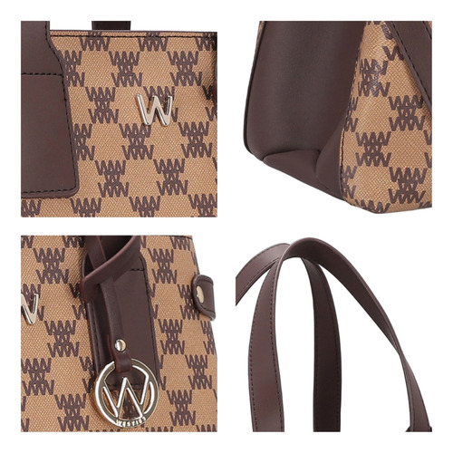Bolsa Satchel Para Mujer Westies Café Hbquinary22we