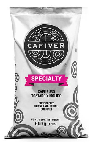 Café Gourmet Specialty Tostado Molido Cafiver 500 Gr