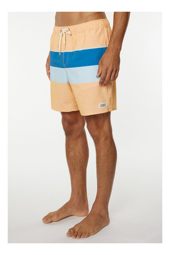 Pantaloneta Hermosa Volley 17 Pulgadas Hombre Naranja-m Onei