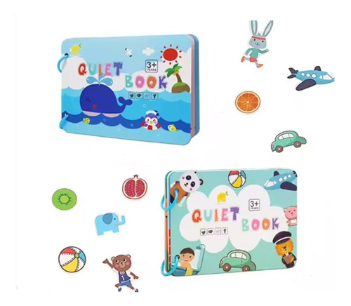 Quiet Book, Libro Montessori Aprendizaje Y Juego