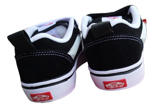 Zapatillas Vans Knu Skool Clasicas Blanco Y Negro Originales