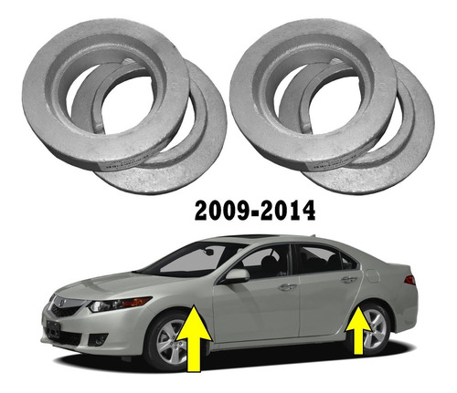 Lift Kit Altura Suspensión Acura Tl / Tsx  2009 Al 2014 4pzs