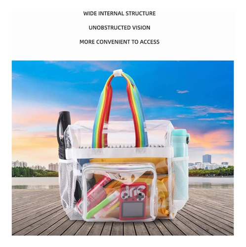 Bolsa De Pvc Transparente De Gran Capacidad Impermeable K2