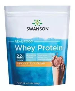 Swanson I Real Food Whey Protein I 34 Oz Powder I 28 Servs