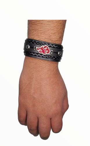 Pulseira Bracelete Akatsuki Nuvem Anime Naruto Otaku
