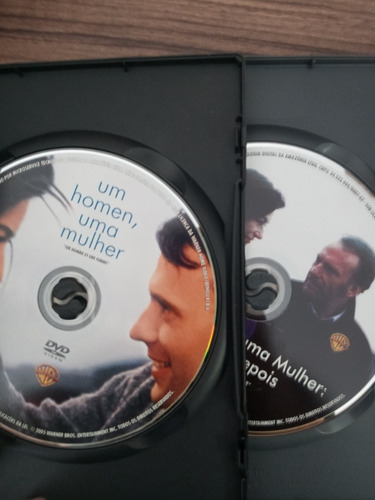 Dvd Um Homem E Uma Mulher + 20 Anos Depois C/ Anouk Aimée (Usado)