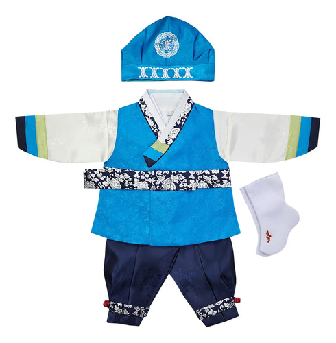 Ropa Tradicional Coreana Hanbok Niño Bebé 1 Edad Primer Cump