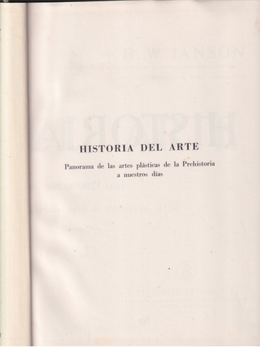 Historia Del Arte Vol 1 Hw Janson