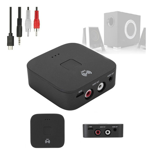 Nfc Bluetooth5.0 Transmisor/receptor Audio Estéreo Adaptador