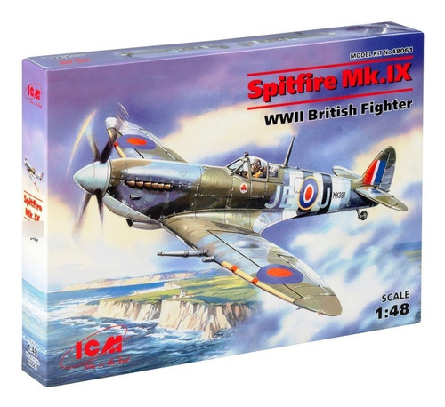 Spitfire Mk.ix Marca Icm Escala 1/48
