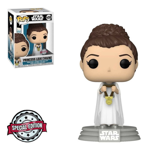 Funko Pop! #459 - Star Wars Princess Leia (yavin) Exclusivo