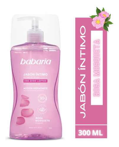 Jabon Intimo Babaria Rosa Mosqueta 300ml