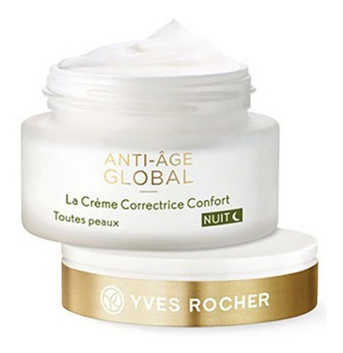 Crema De Noche Rejuvenecedora Anti Age Global Yves Rocher