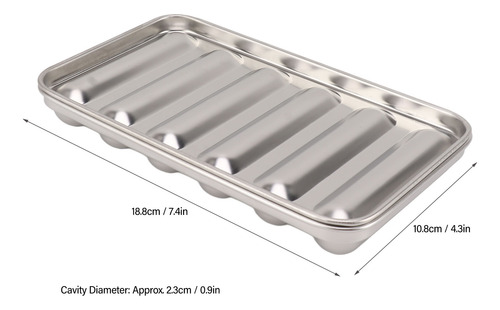 Molde Para Hornear Salchichas De Acero Inoxidable Hot Dog Ba