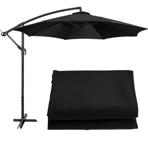 Al Aire Libre Toldo Toldo Accesorio 3,0 M 8 Costillas Negro