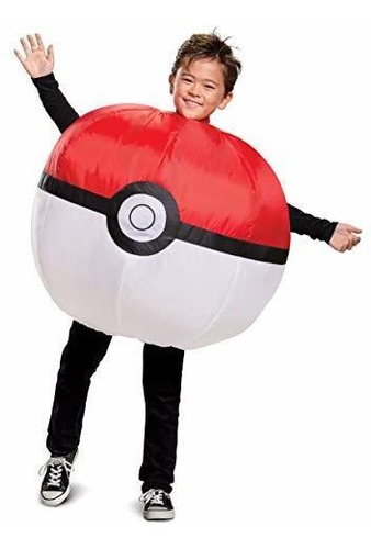 Disfraz Inflable Para Niño Poke Ball De Pokémon