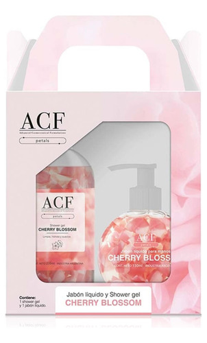 Kit Shower Gel Acf Petals Cherry Blossoms 250+petals De Mano