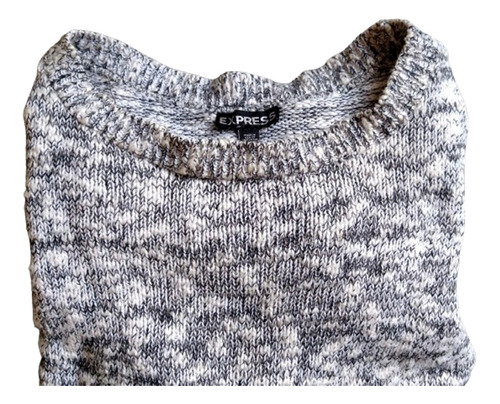 Sweater Buzo Pullover Poncho Tejido Express Usa M Larga T L