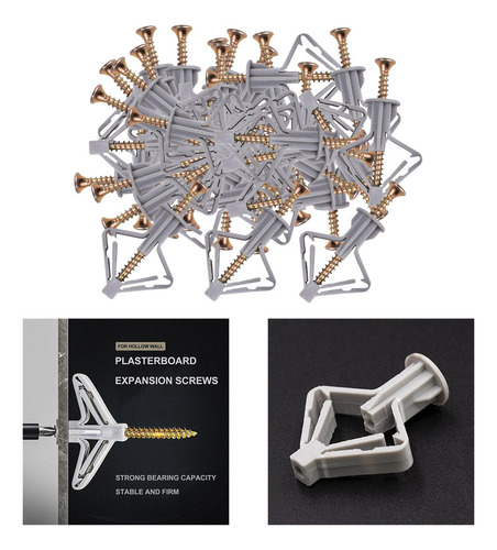 Jj Kit De Fixação De Parede De Gesso Para Parafuso Estilo 2