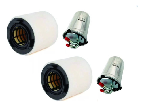 2 Filtros De Aire 2 Filtros Diesel Vw Vento 1.6l Tdi 14-18