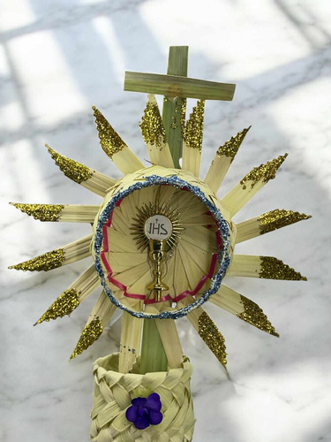 Cáliz Celestial Palma 38 Cm Amuleto Protector Para Casa