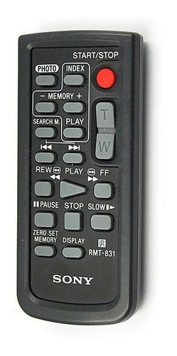 Sony Rmt-831 Control Remoto Ver Lista De Camaras Compatibles