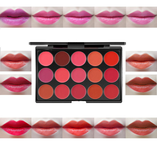 . Paleta De Labios En Crema, Juego De Maquillaje Profesional
