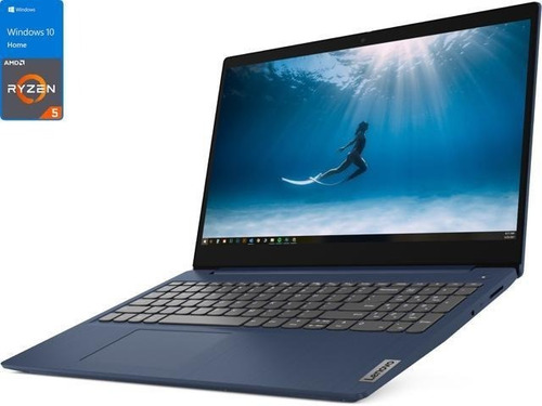 Imagen 3 de 9 de Notebook Lenovo Ideapad Ryzen 5 5500 8gb Ssd256 15,6 Full Hd
