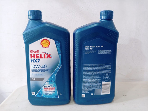 Combo 4 Aceite Shell Helix Hx7 10w40 Semi Sintético Y Filtro