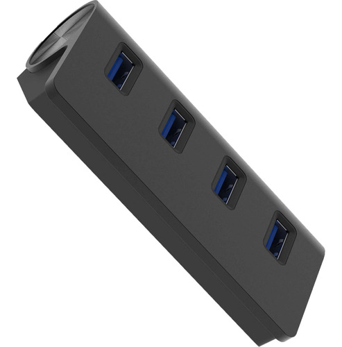 Sabrent Usb 3.0 4-port Aluminum Hub (black)