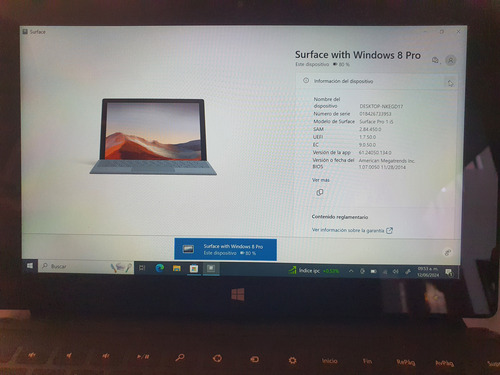 Microsoft Surface Pro 1 (Usado)