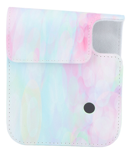 Funda De Cuero Pu Para Cámara, Bolsa Protectora Con Estampad