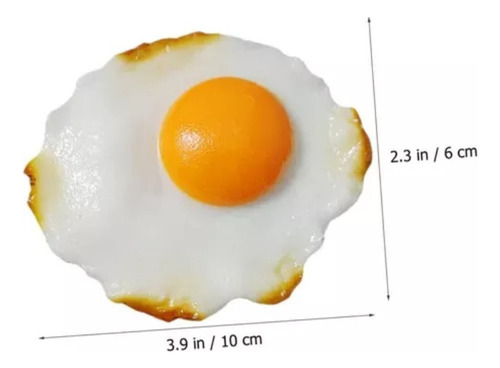 - U Juego De Huevos Fritos Para Niños Con Decoración Frita,