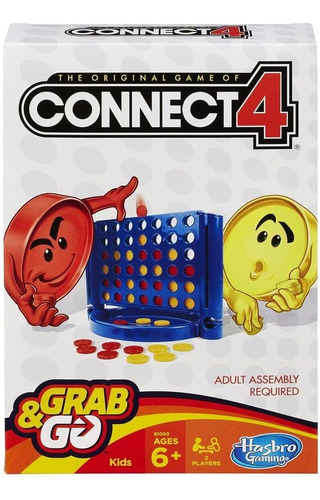 Juego De Mesa Conecta 4 Versión Portátil Para Llevar Fácilme